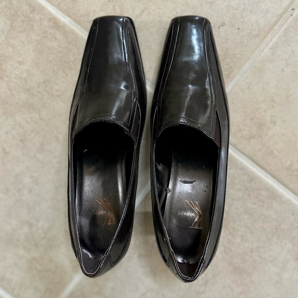 Dark brown shoes